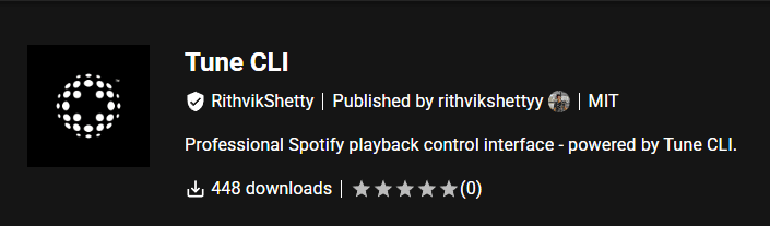 TUNE CLI Preview 1