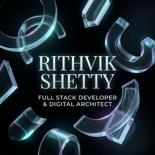 Rithvik Shetty, Full Stack Developer
